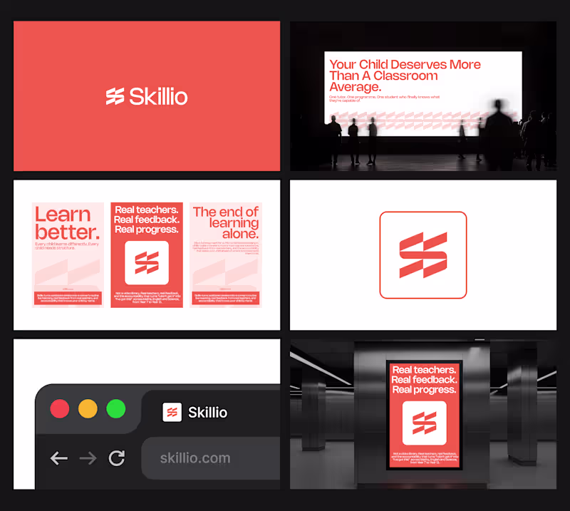 Cover image for brand visuals for a educational