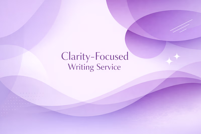 Cover image for Clarity‑Focused Article & Blog Writing