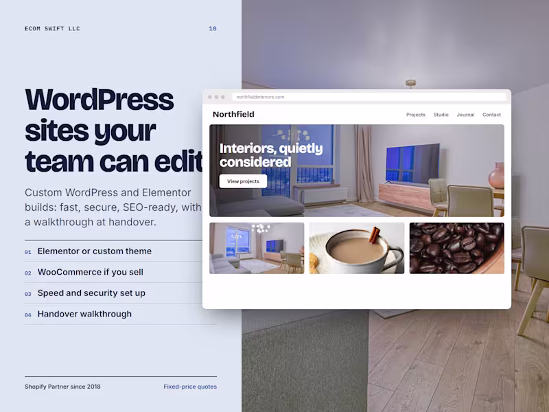 Cover image for WordPress Website Development with Elementor