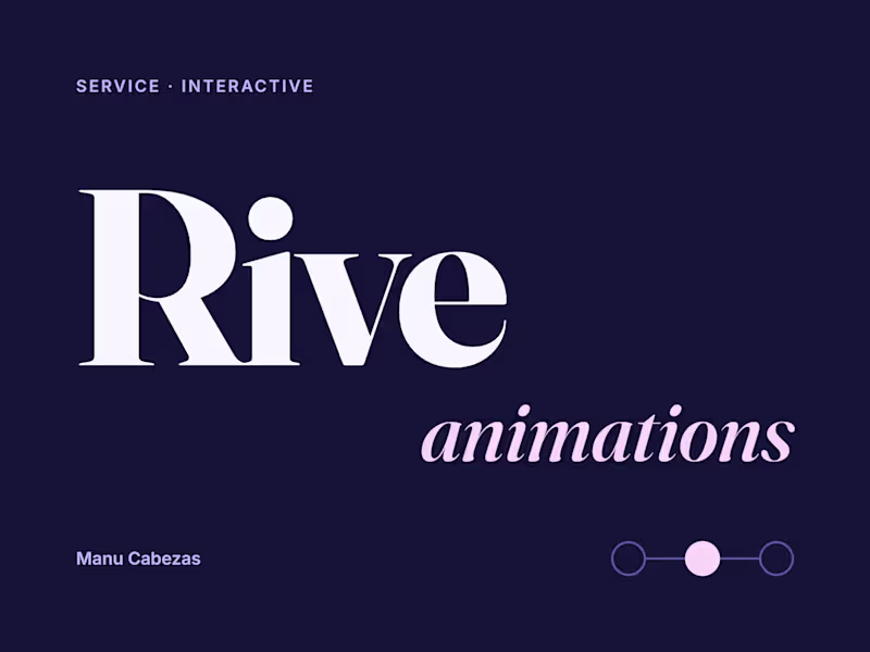 Cover image for Rive Animations