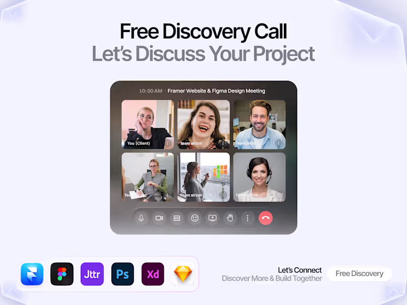 Cover image for Free Discovery Call | Let’s Discuss Your Project