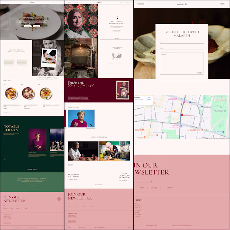 Cover image for Malakeh is a Berlin-based restaurant offering authentic Syri...