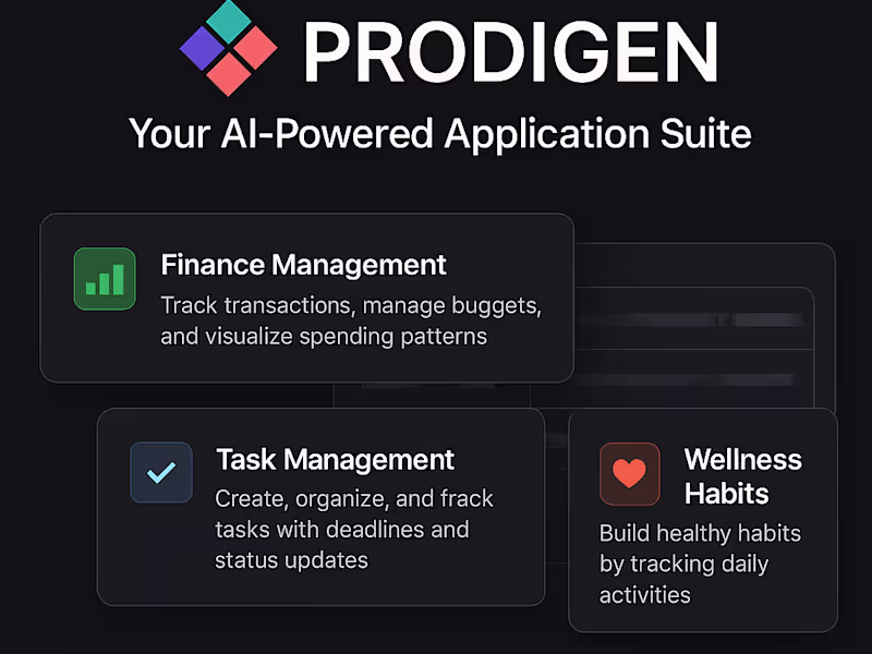 Cover image for Prodigen - Your AI-Powered Application Suite