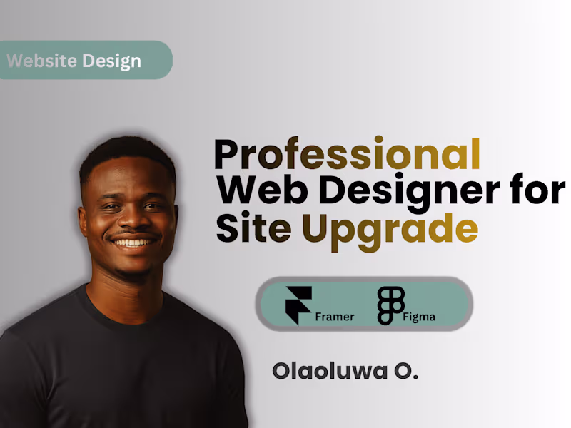 Cover image for Website Design for Site Upgrade