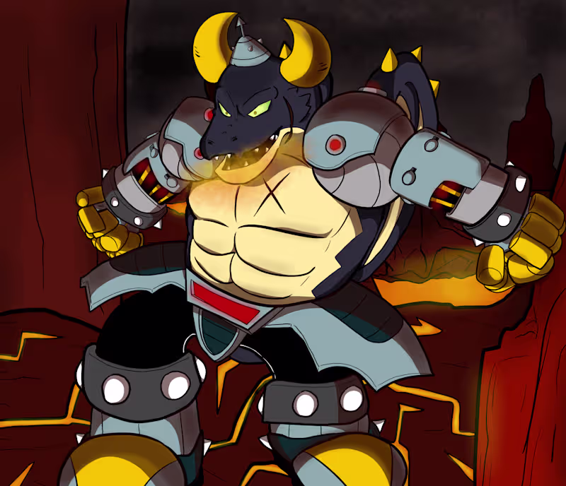 Cover image for Boulder | Cybernetic Dragon Character