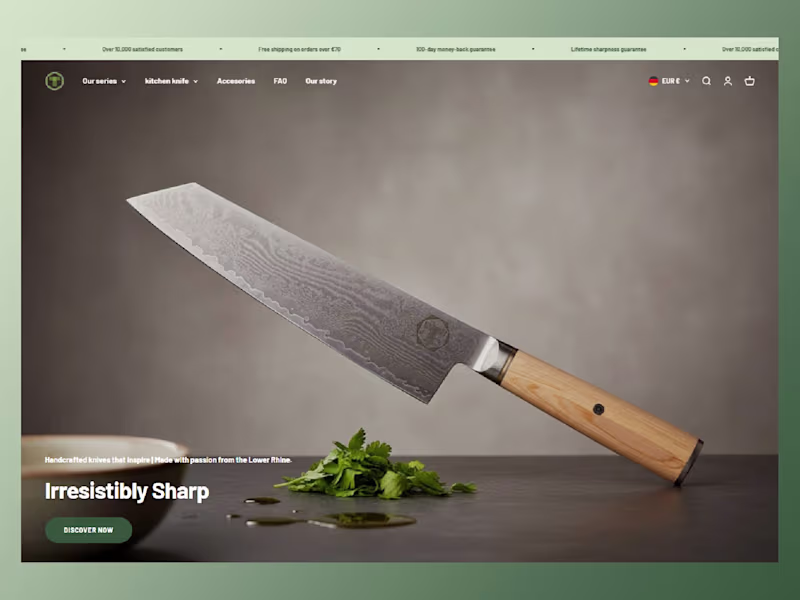 Cover image for Scharf Messer eCommerce Store Redesign
