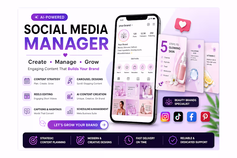 Cover image for AI-Powered Social Media Management for Beauty & Skincare Brands