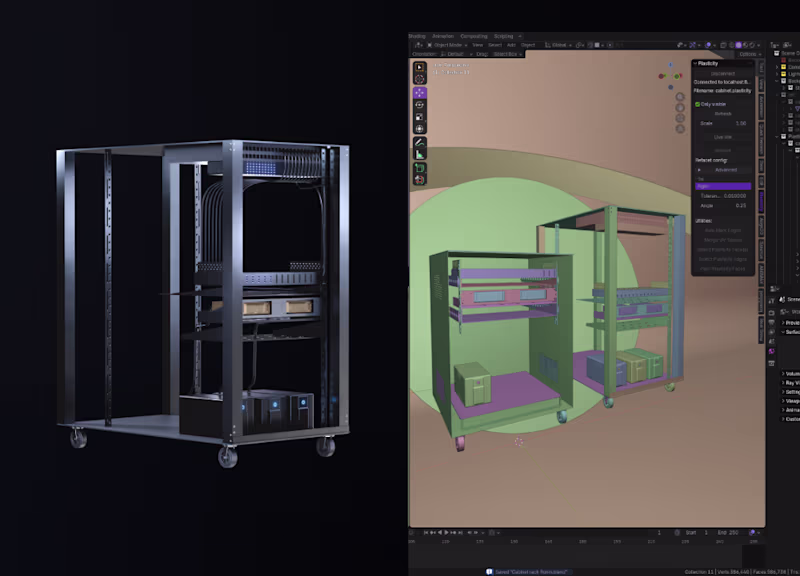 Cover image for 3D Product Tech Render: Server