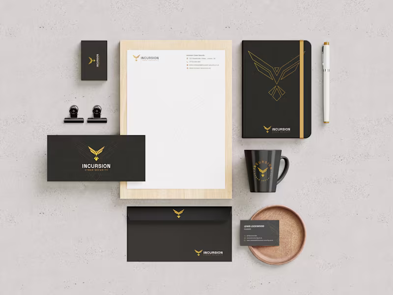 Cover image for Brand Identity for Incursion - Cyber Security Company