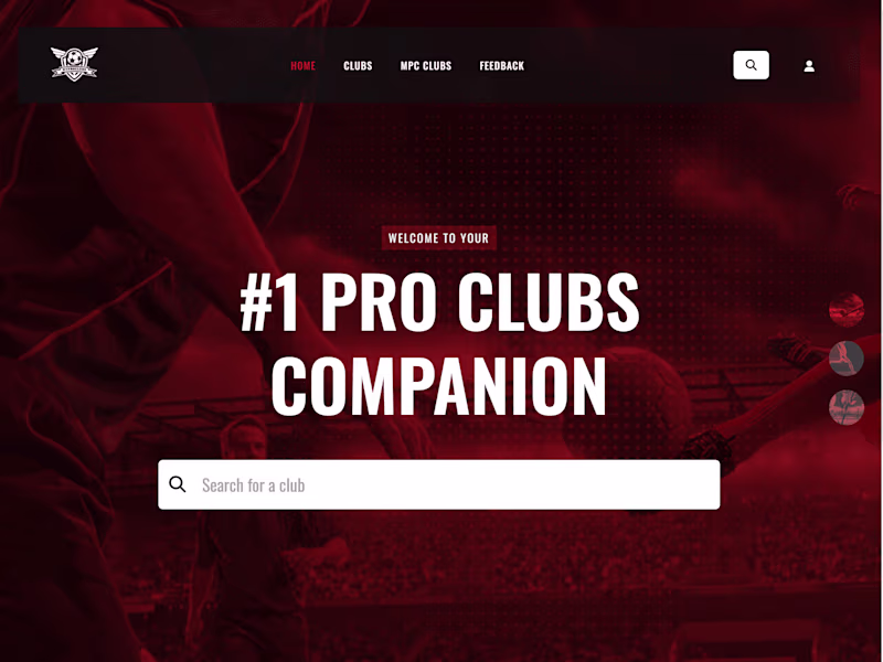 Cover image for An EA FC PRO Clubs companion App 