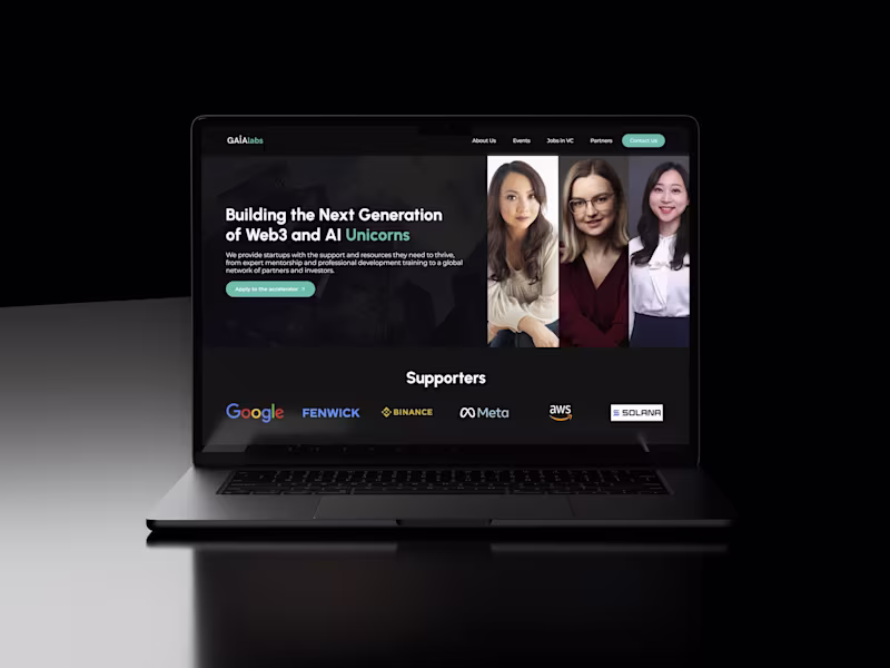 Cover image for GaiaLabs.xyz High-Converting Webflow Redesign