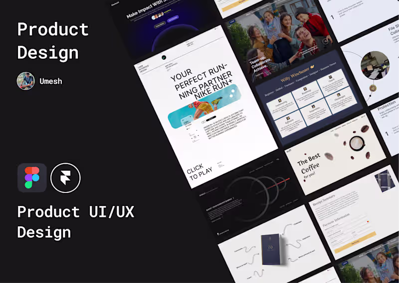 Cover image for Product UI/UX Design