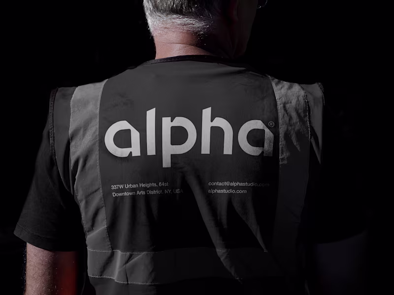 Cover image for Alpha is a self-initiated brand