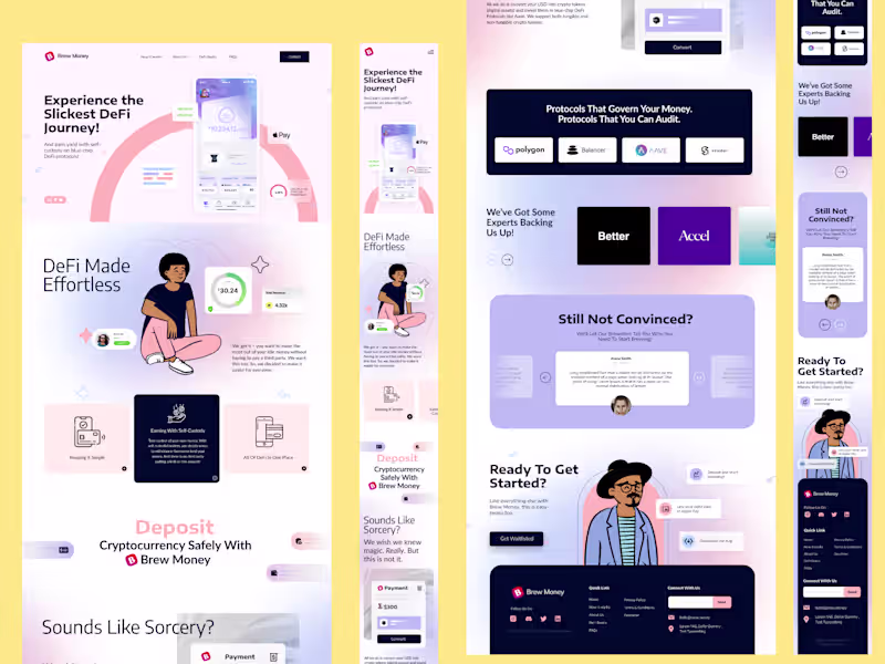 Cover image for Landing Page Design & Framer Development