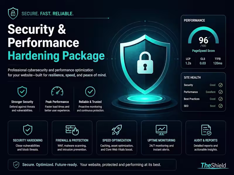 Cover image for Security & Performance / Hardening Package