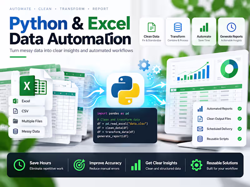 Cover image for Python & Excel Data Automation