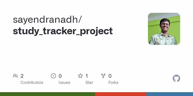 Cover image for Study Progress Tracker Application Development