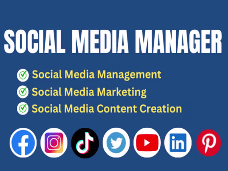 Cover image for Social Media Marketing Manager 30 Days