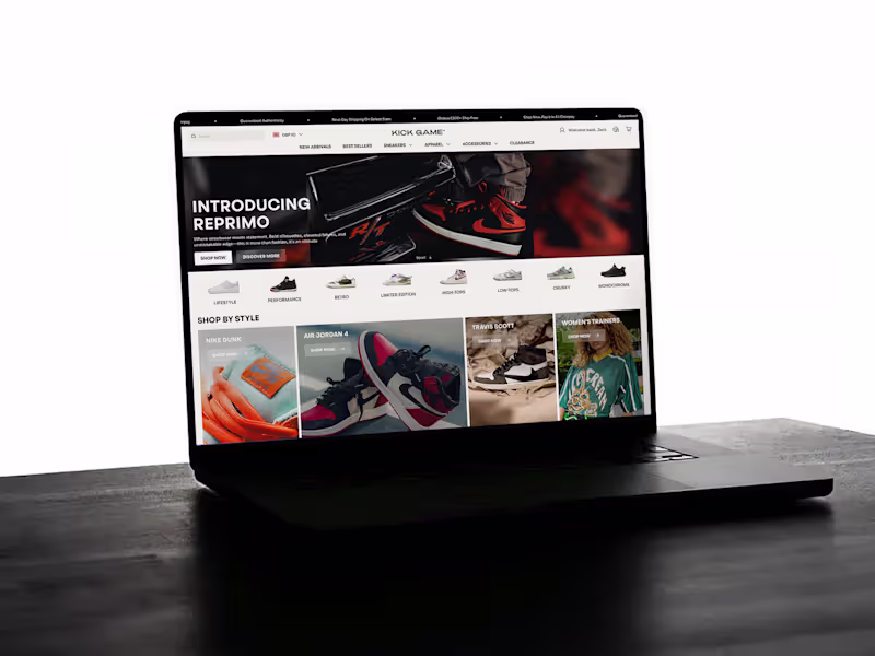 Cover image for Premium Streetwear & Sneaker eCommerce Experience Design