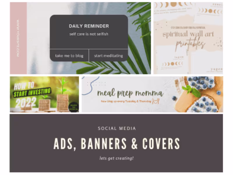 Cover image for Sample Social Media Ads