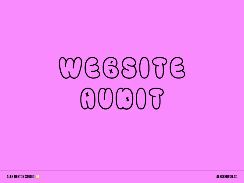 Cover image for Website Audit