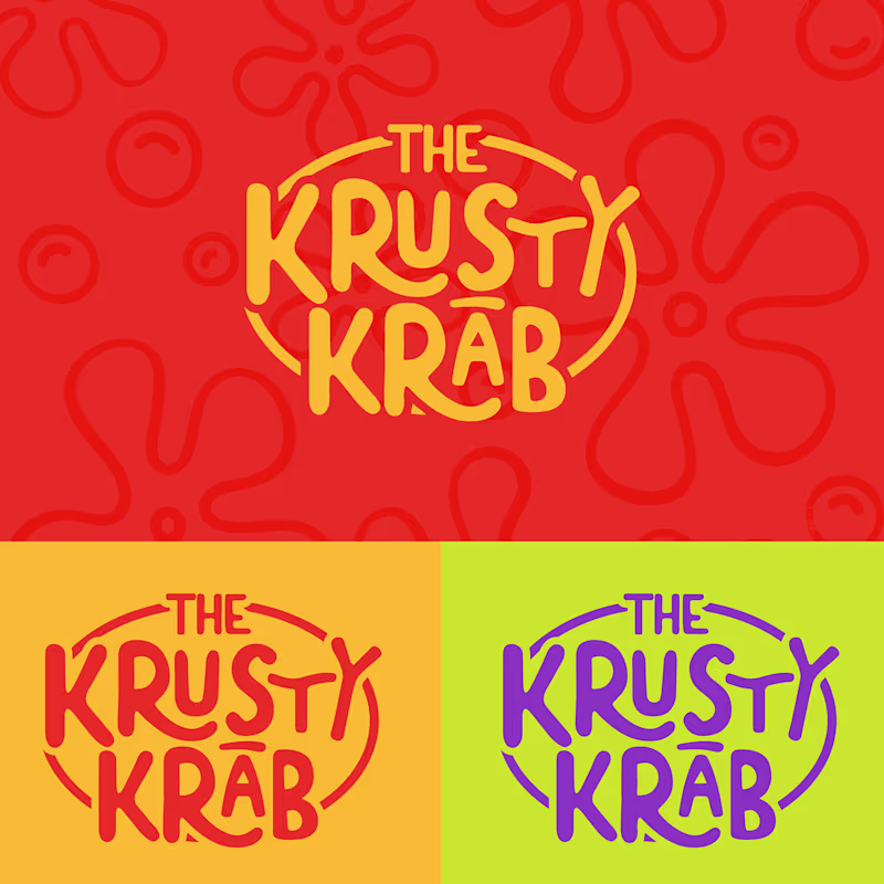Cover image for KRUSTY KRAB Visual Rebranding Concept | Brand Identity on Behan…