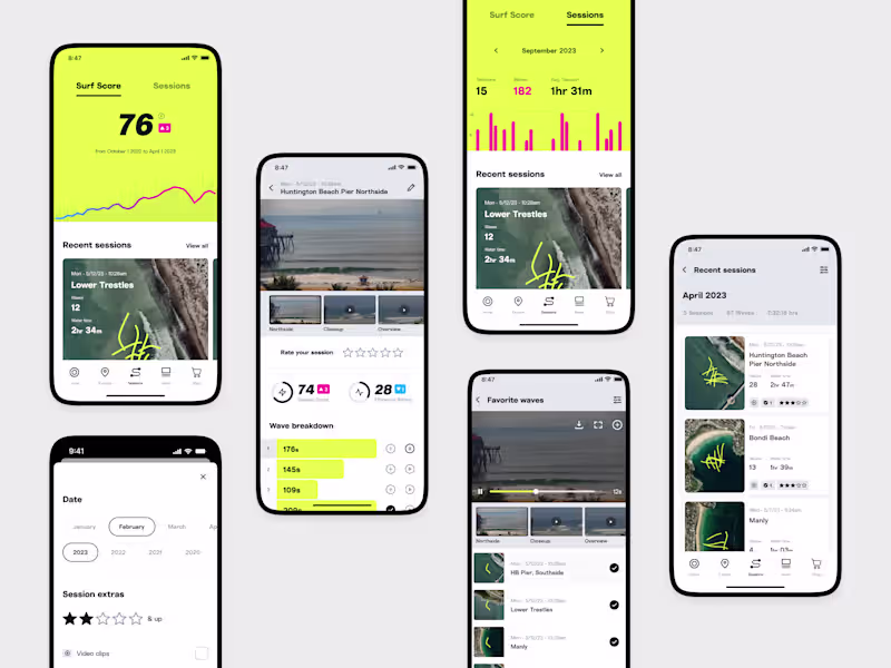 Cover image for Surfline Sessions iOS App