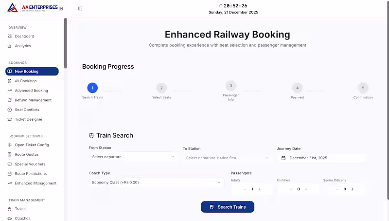 Cover image for Comprehensive Ticket Management System Development
