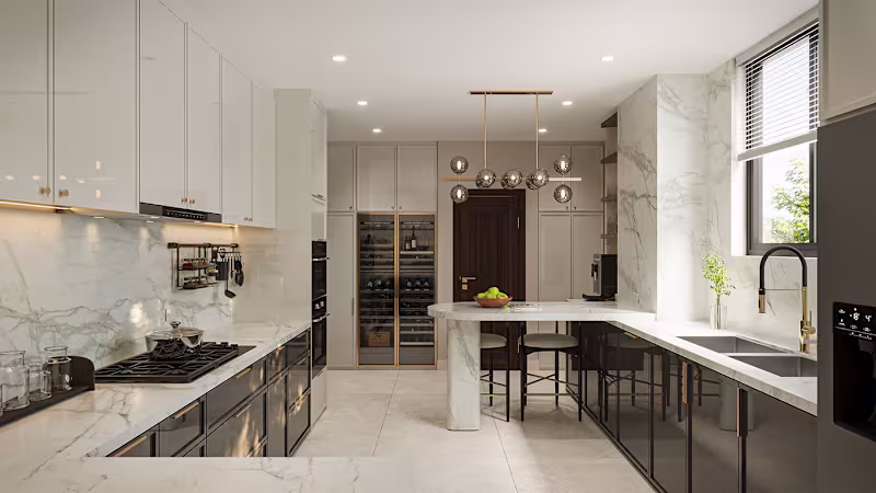 Cover image for Photorealistic 3D Kitchen Interior Design Visualization