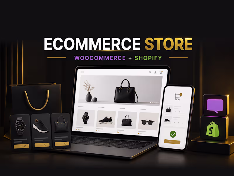 Cover image for WooCommerce & Shopify Store Development
