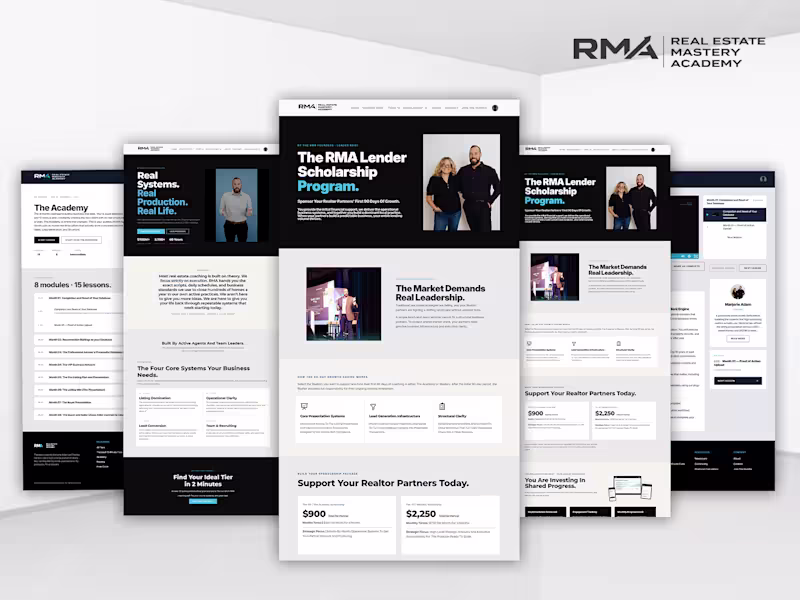Cover image for Realtor Mastery Academy — A Premium Coaching Platform
