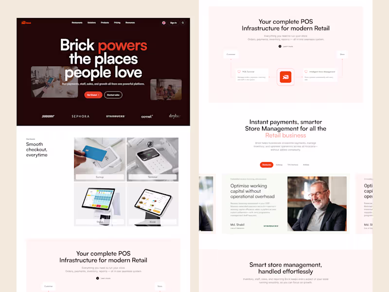 Cover image for POS Platform Website Design