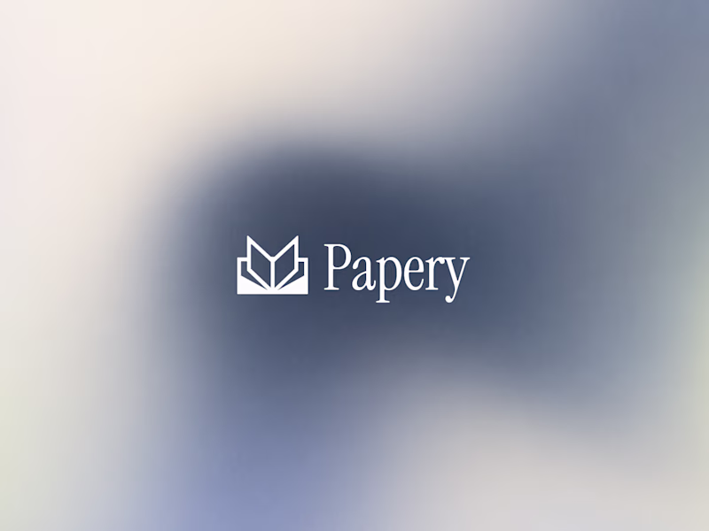 Cover image for Papery - AI Workspace Brand Identity