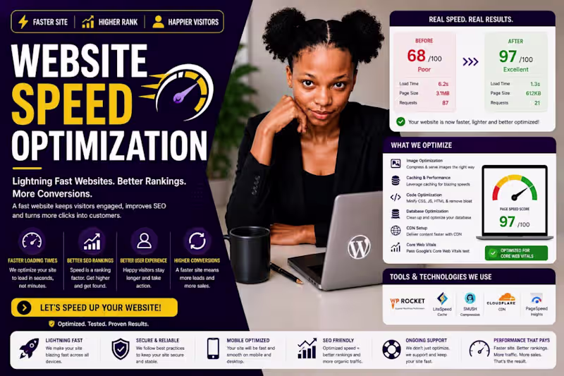 Cover image for Website Speed Optimization | Faster WordPress Performance