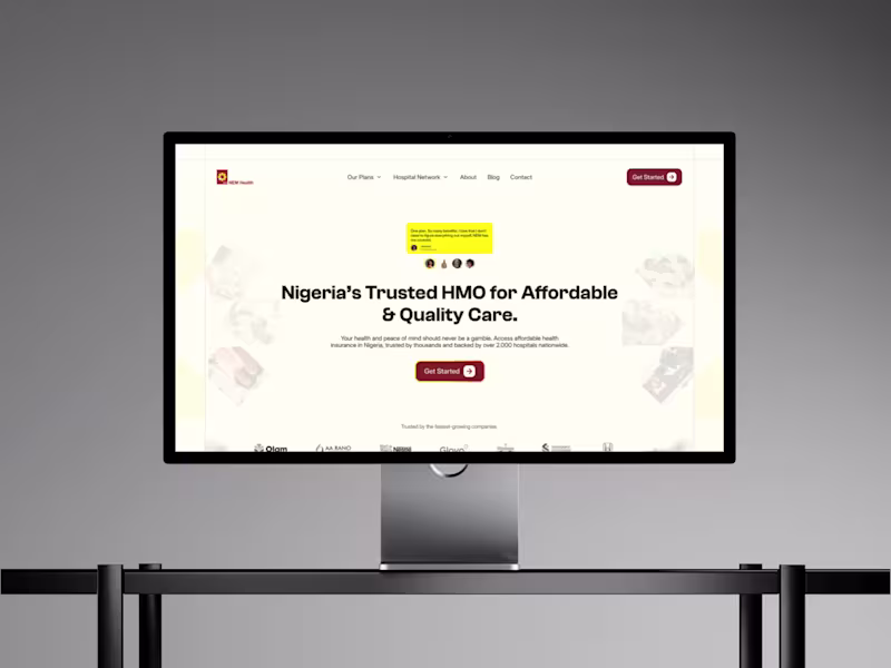 Cover image for Redesigned Website, Which Increased sign-ups by 45% in 3 months