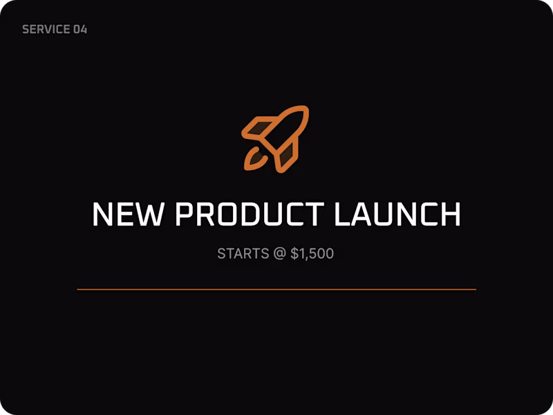 Cover image for New Product Launch