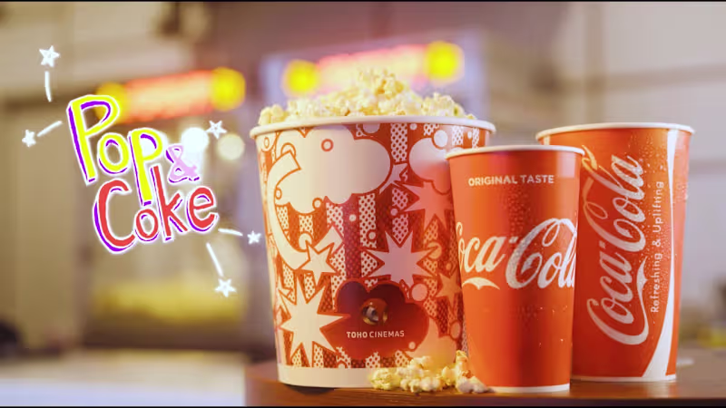 Cover image for Ad for POP&COKE