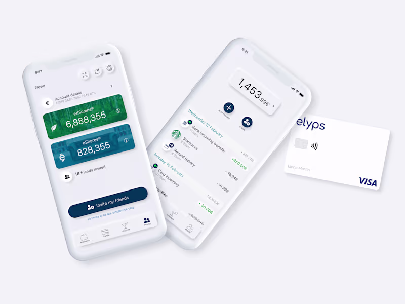 Cover image for Elyps | Neobank & Wealth Management App 🇫🇷🇧🇪