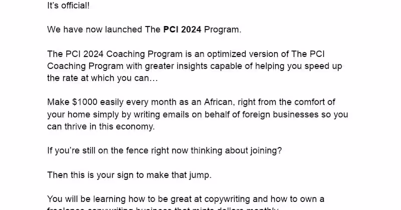 Cover image for Launch of PCI 2024 Coaching Program