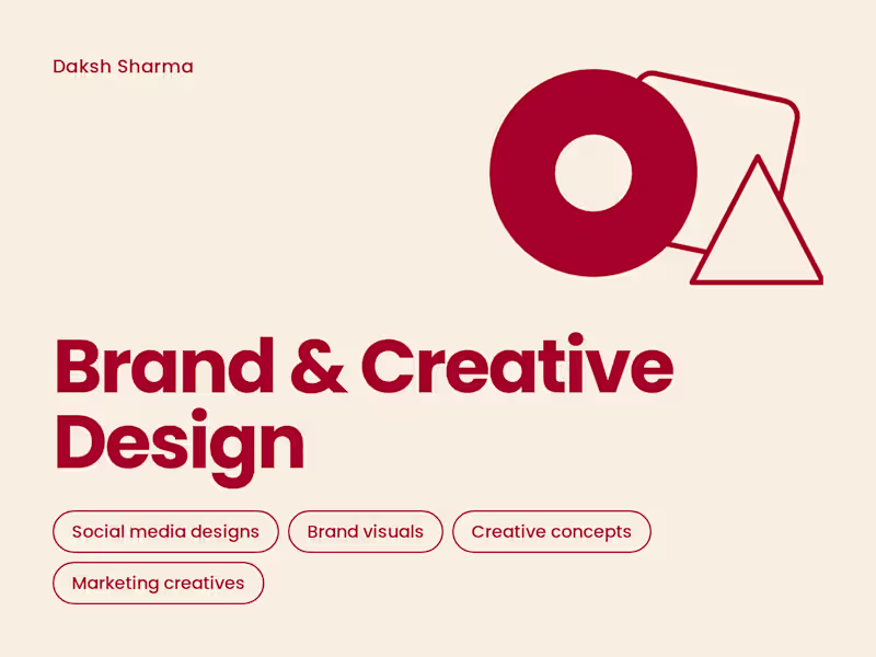 Cover image for Brand & Creative Design