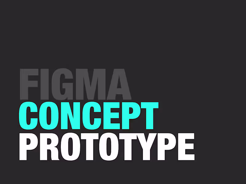 Cover image for Interactive Figma prototypes to showcase vision and win funding