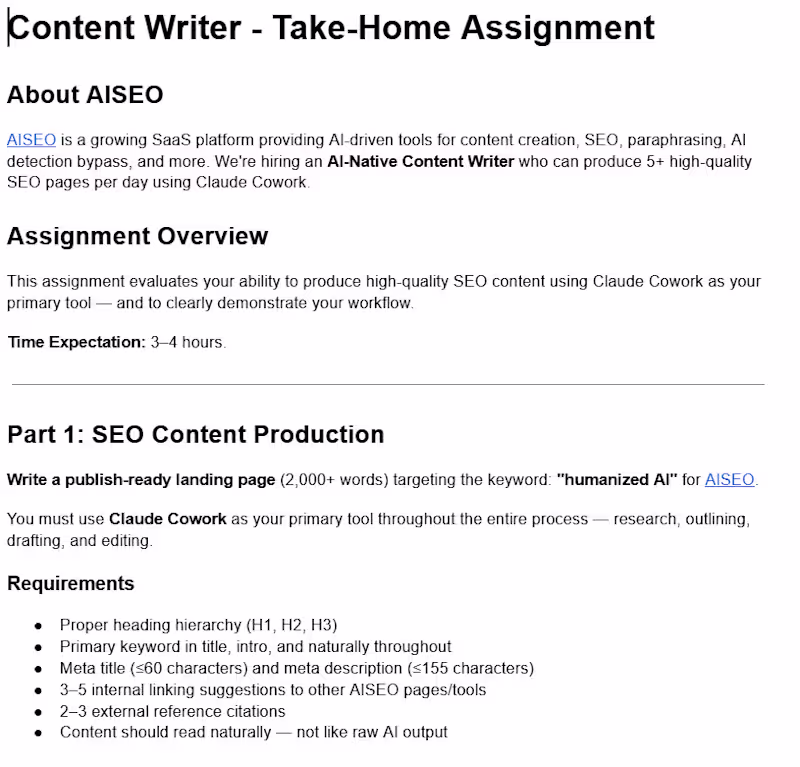 Cover image for AISEO Landing Page: SEO Copywriting Case Study