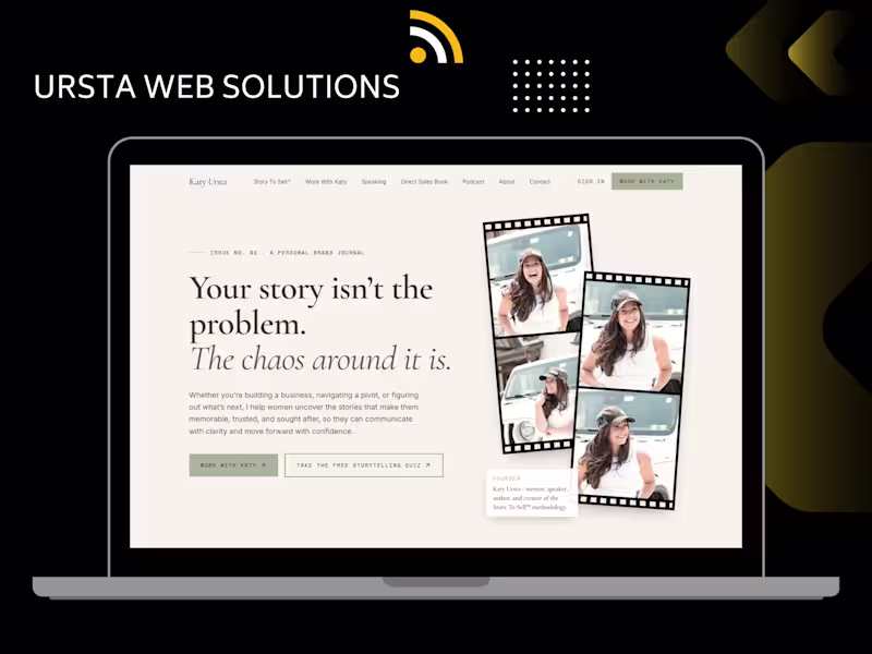 Cover image for Development of Full-Stack Platform for Katy Ursta