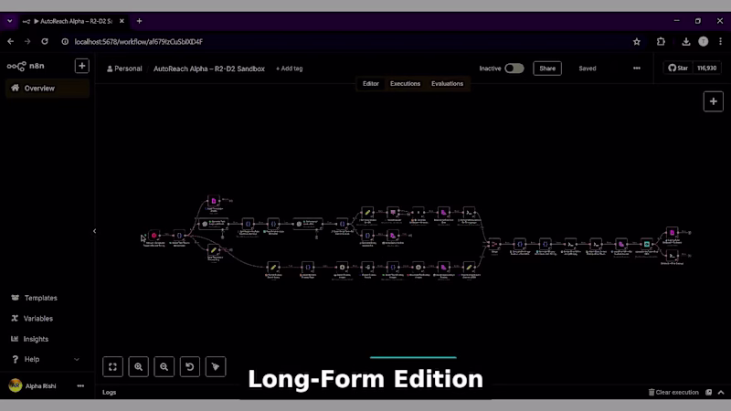Cover image for AutoReach Promotion – Long-Form AI Video Workflow 