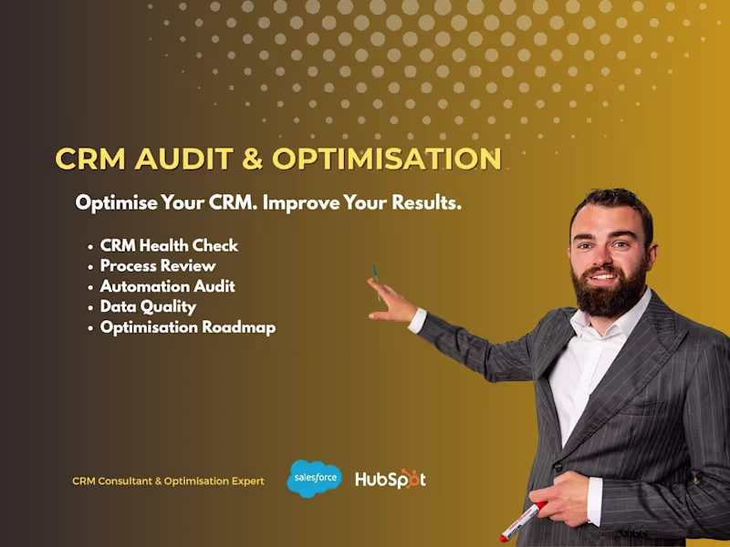 Cover image for CRM Audit & Optimisation