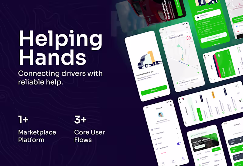 Cover image for Helping Hands Mobile App :: Behance