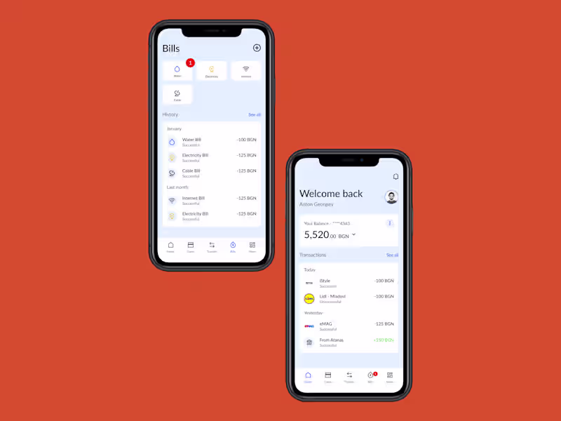 Cover image for Fintech - Mobile Bank