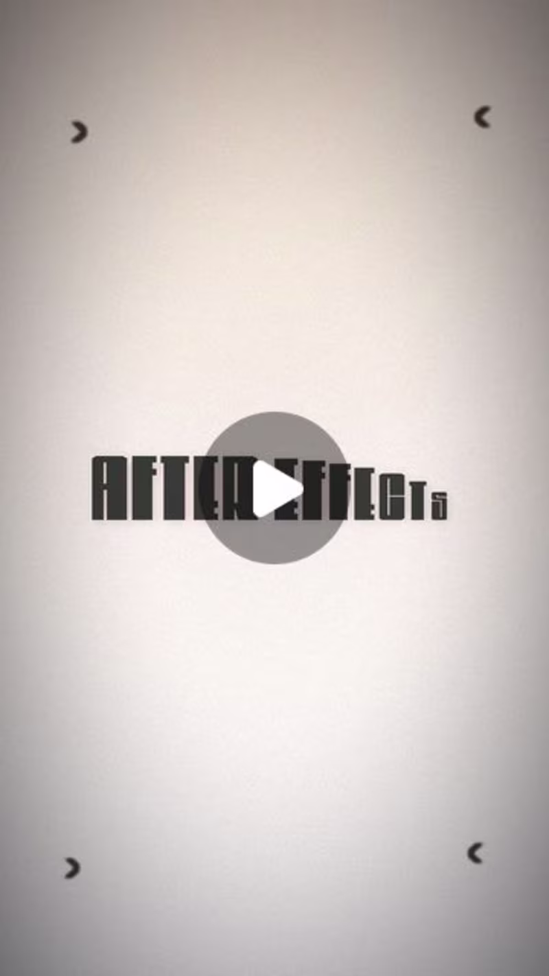 Cover image for Simple Text Reveal Animation in AE
