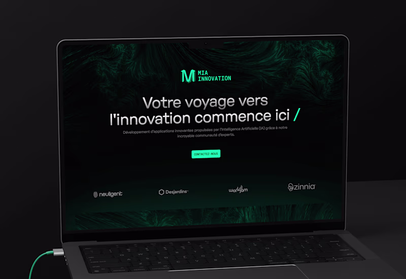 Cover image for Webflow development for MIA Innovation's first landing