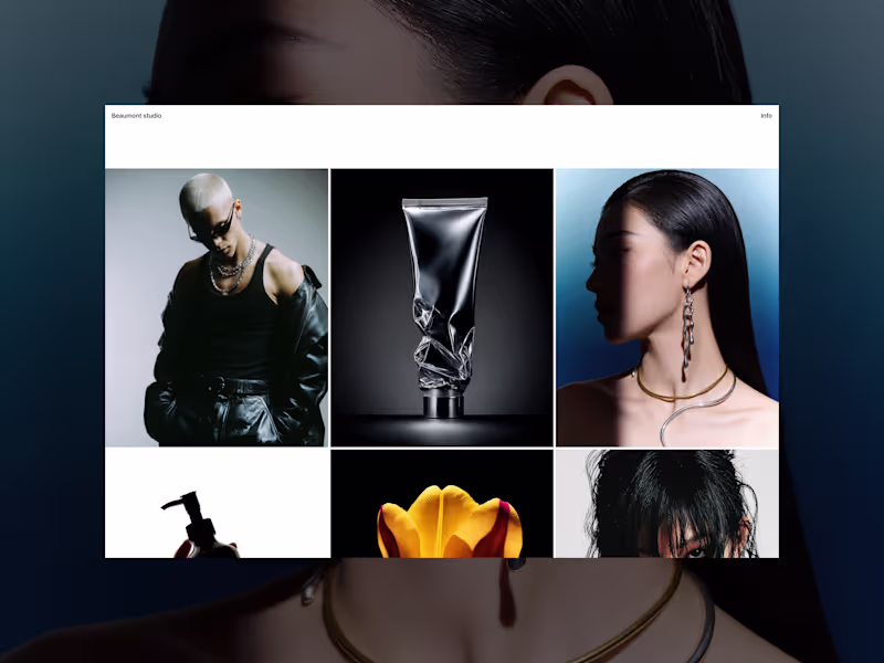 Cover image for Beaumont – Minimal Portfolio Template for Framer